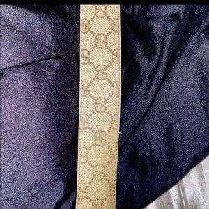 Authentic Gucci Belt IFYKY With original box as well .